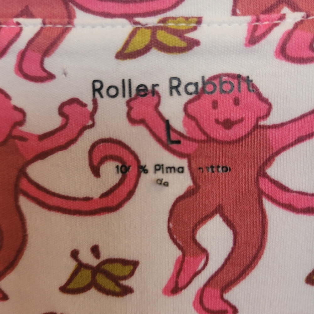 Roller Rabbit Pink and White Button Down Shirt - Picture 4 of 6